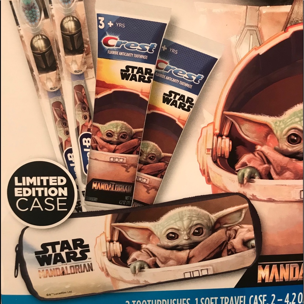 Limited Edition Mandalorian Baby Yoda Dental kit
